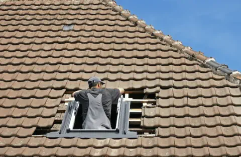 Pose de velux - Les Clefs
